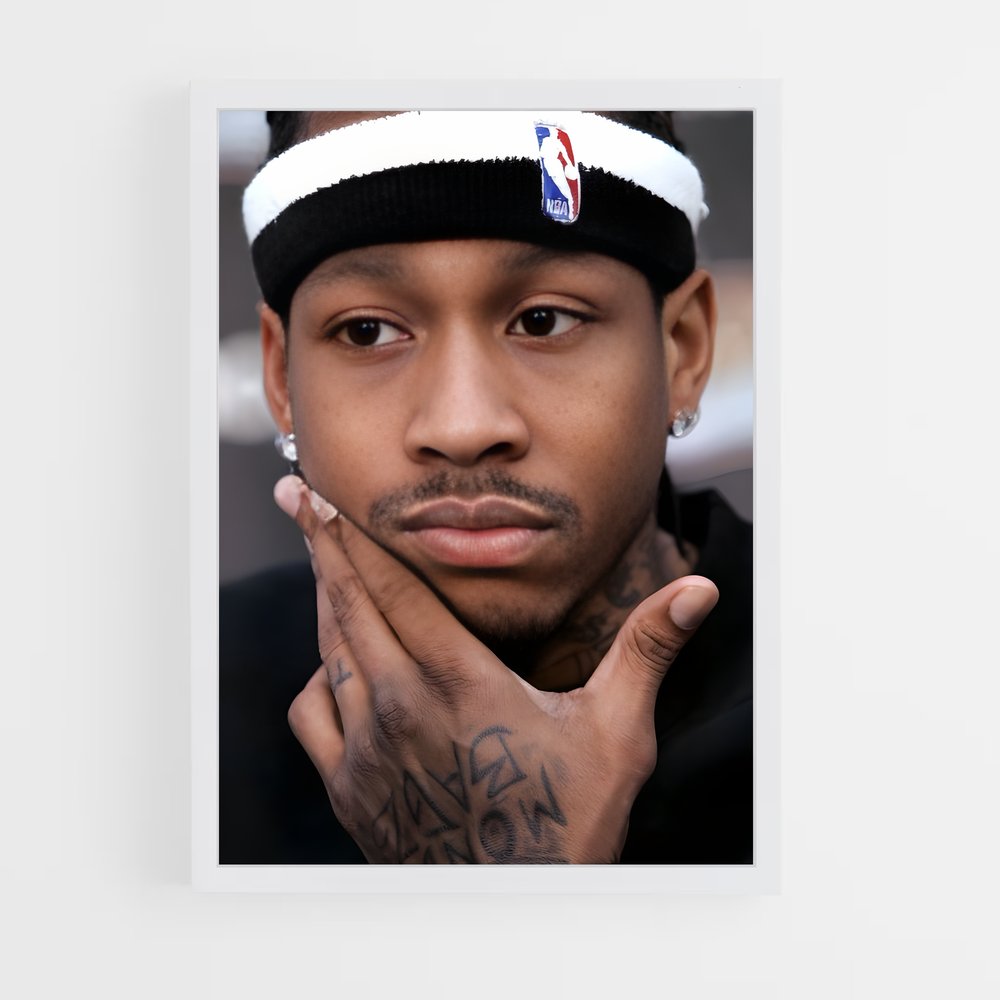 Poster Allen the Inked – affiche Basketball (vue 3)